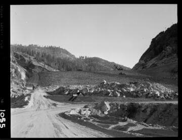 Big Creek - Mammoth Pool - Upstream rip-rap