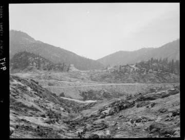 Big Creek - Mammoth Pool - General view of Spillway