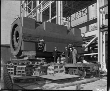 Moving condenser into steam plant