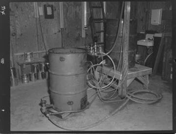 Big Creek - Mammoth Pool - Percolation test on filter material