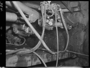 Big Creek - Mammoth Pool - Drilling tunnel face