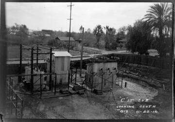 "C" Street outdoor Substation looking South