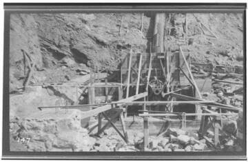 The setting of the "Y" at the Kaweah #3 Power House