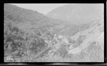The Middle Fork branch conduit (flume) at Kaweah #3 Hydro Plant