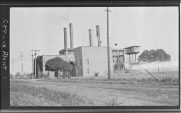 The exterior of the Visalia Steam Plant