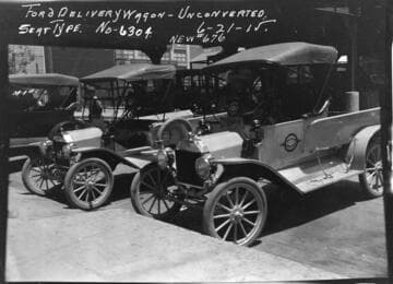PL&P Ford delivery wagon