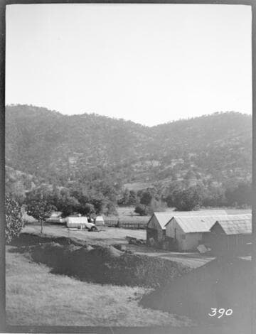 The construction camp for Tule Plant