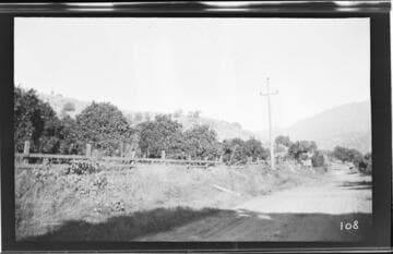 A road side view of the transmission lines of Tulare Steam Plant