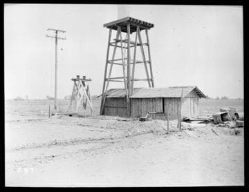 A pumping plant near Tulare Substation