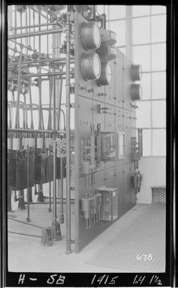 The enlarged switchboard at Tipton Substation