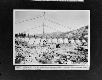 Florence dam construction