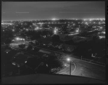 Overviews of community street lighting "before"