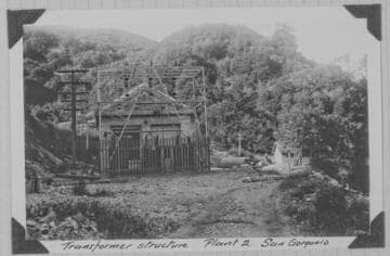 San Gorgonio Hydroelectric.Transformer structure