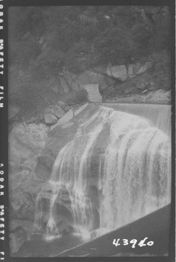 Big Creek Storm Damage - West abutment of Dam 6