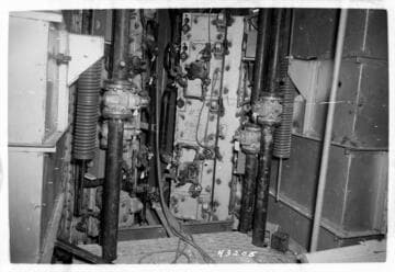 Etiwanda Steam Station - Piping at center burners - Boiler #1