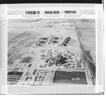 Etiwanda Steam Station - Aerial view west