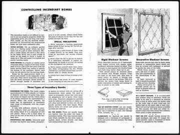 A brochure detailing blackout regulations was issued to all Edison customers early in the war