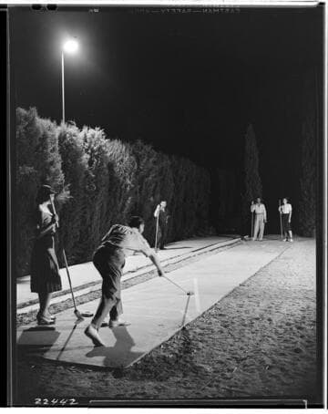 Shuffleboard lighting - Highland Springs