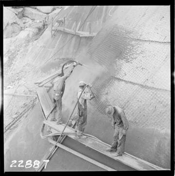 Big Creek, Florence Lake Dam - Close-up