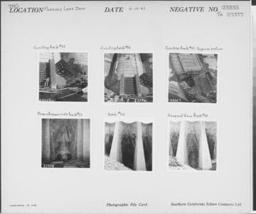 Big Creek, Florence Lake Dam - Guniting Arch #53