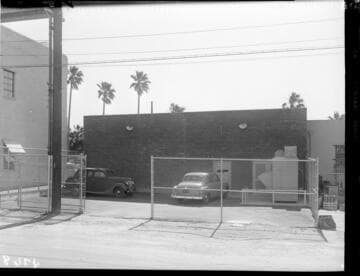 Rear of brick building