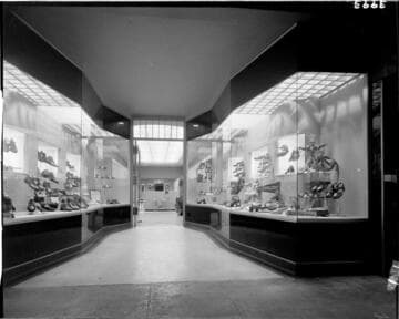 Shoe store window display