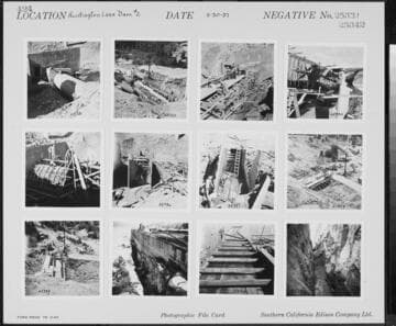 Big Creek, Huntington Lake Dams - Reinforced duplex gate house