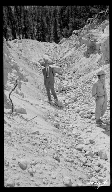 Big Creek, Vermilion Dam - Moraine Cut #2, looking south