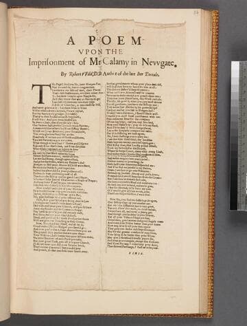 A poem vpon the imprisonment of Mr Calamy in Nevvgate. / By Robert VVild, D.D. author of the late Iter Boreale