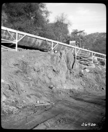 Kaweah #2 - Placing flume sheets