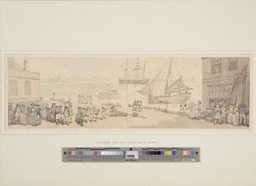 Portsmouth Point, with Distant View of Gosport