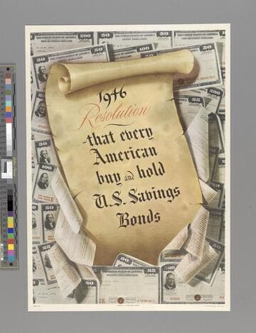 1946 Resolution that every American buy and hold U.S. savings bonds