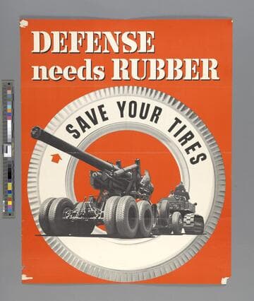 Defense needs rubber. Save your tires