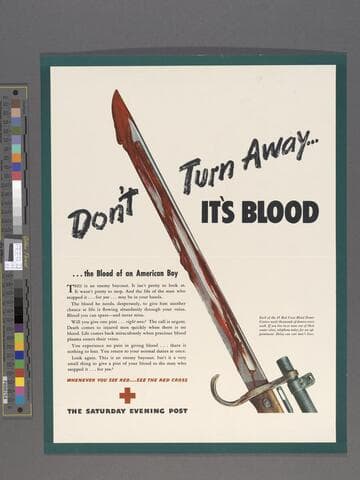 Don't turn away...it's blood