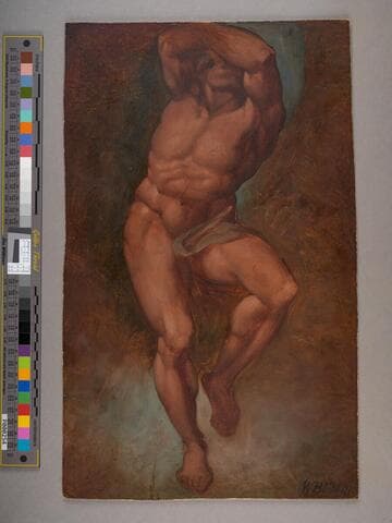 Figure from Michelangelo's "Last Judgment"