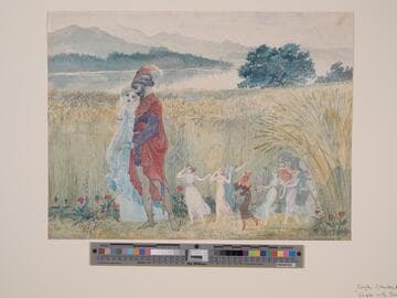 Couple with Fairy Followers