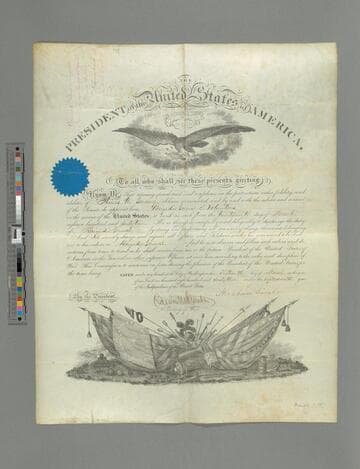 Abraham Lincoln, Washington, D.C., military commission to Thomas W. Sweeny