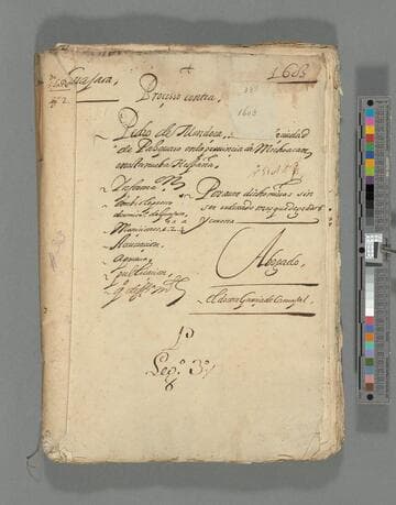 Trial of Pedro de Mendoza for having said mass without being ordained