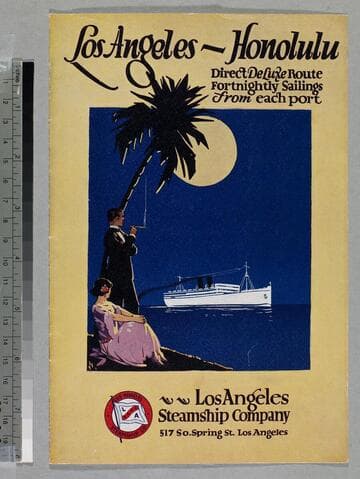 Concert at sea on board S.S. City of Los Angeles