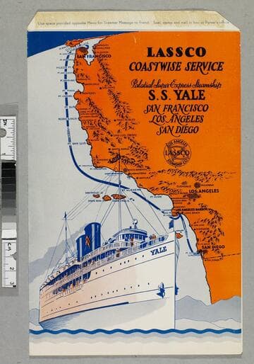 On board S.S. Yale ... dinner