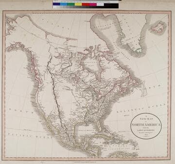 New Map of North America from the Latest Authorities