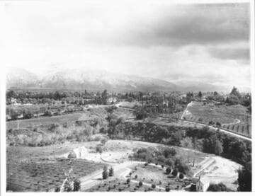 Pasadena from Scoville Park, Arroyo Seco