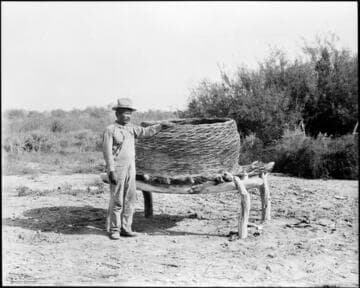 Mesquite Granary at Torres with Captain Torres