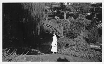 Japanese garden, circa 1925