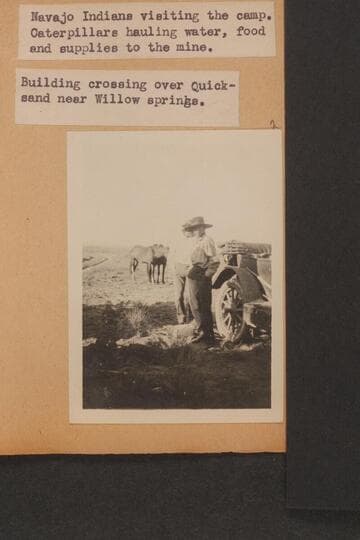 Navajo Indians visiting camp