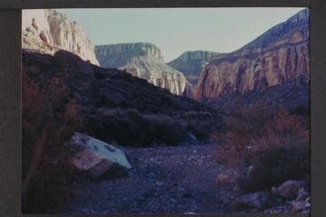 East in Moqui Trail Canyon; Supai