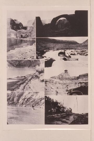Fourth page of photos from Woodbury's "Norman Nevills Expedition"
