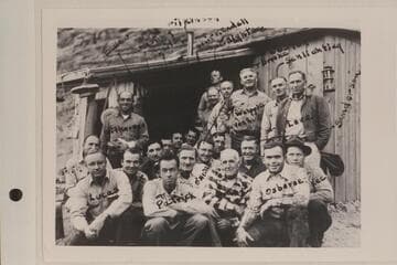 U. S. Bureau of Reclamation drilling crew at Marble Canyon