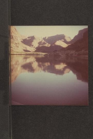 Reflections below Lava Falls.  Above 220