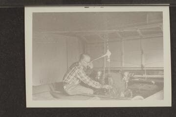 Joe Lyon (?) shallow draft inboard motorboat